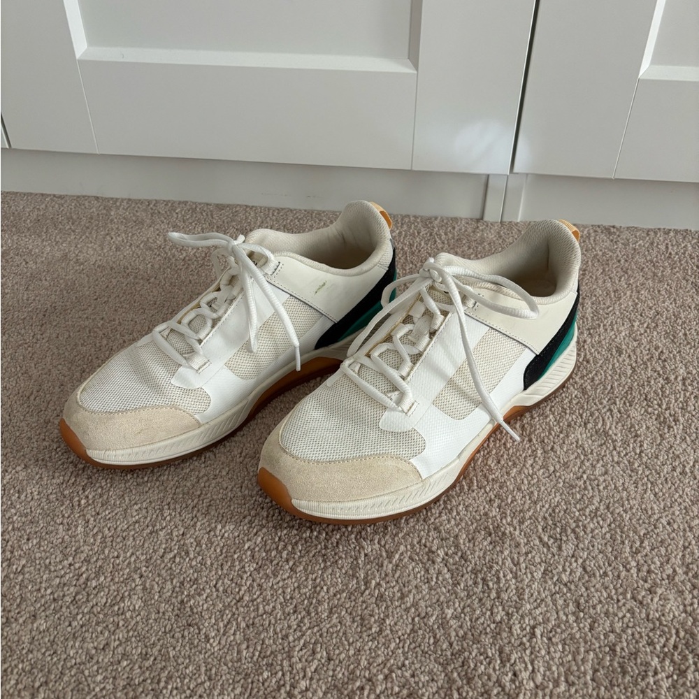 Vionic White and Green Sneakers